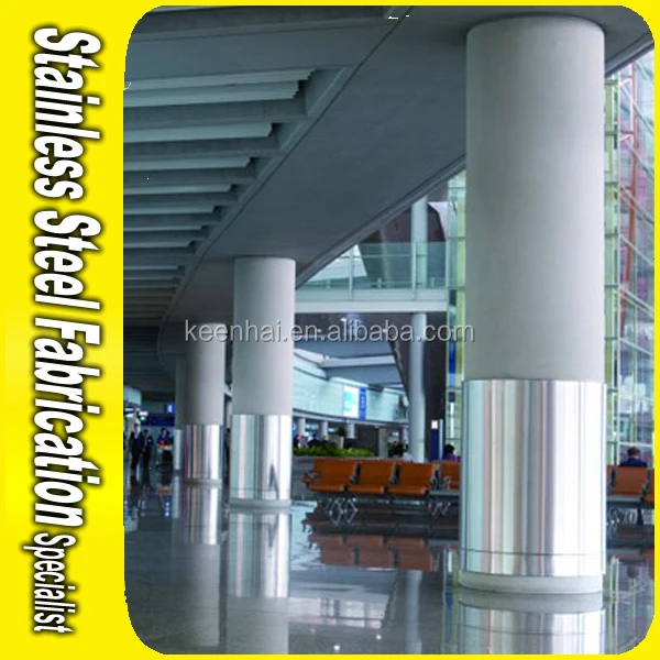 Decorative Building Structural Pillar Stainless Steel Post Base Cover