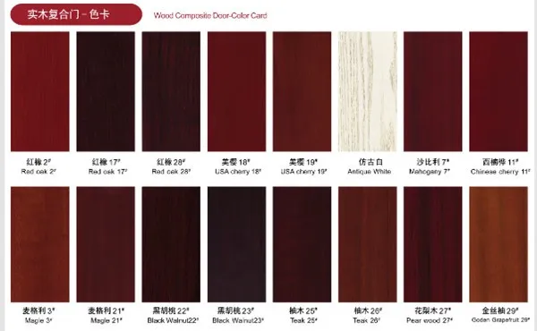 Simple design white colour door with glass