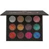 New!12 colour cardbox makeup palette SEPROFE colorful women glitter powder best eye shadow
