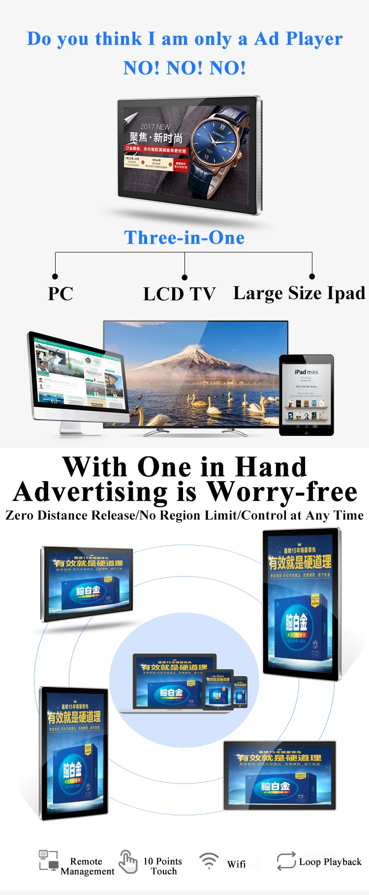 43 inch Social Media Photo Booth Touch Screen LED LCD Photo Display Kiosk, LCD Digital Signage, LCD Advertising Display