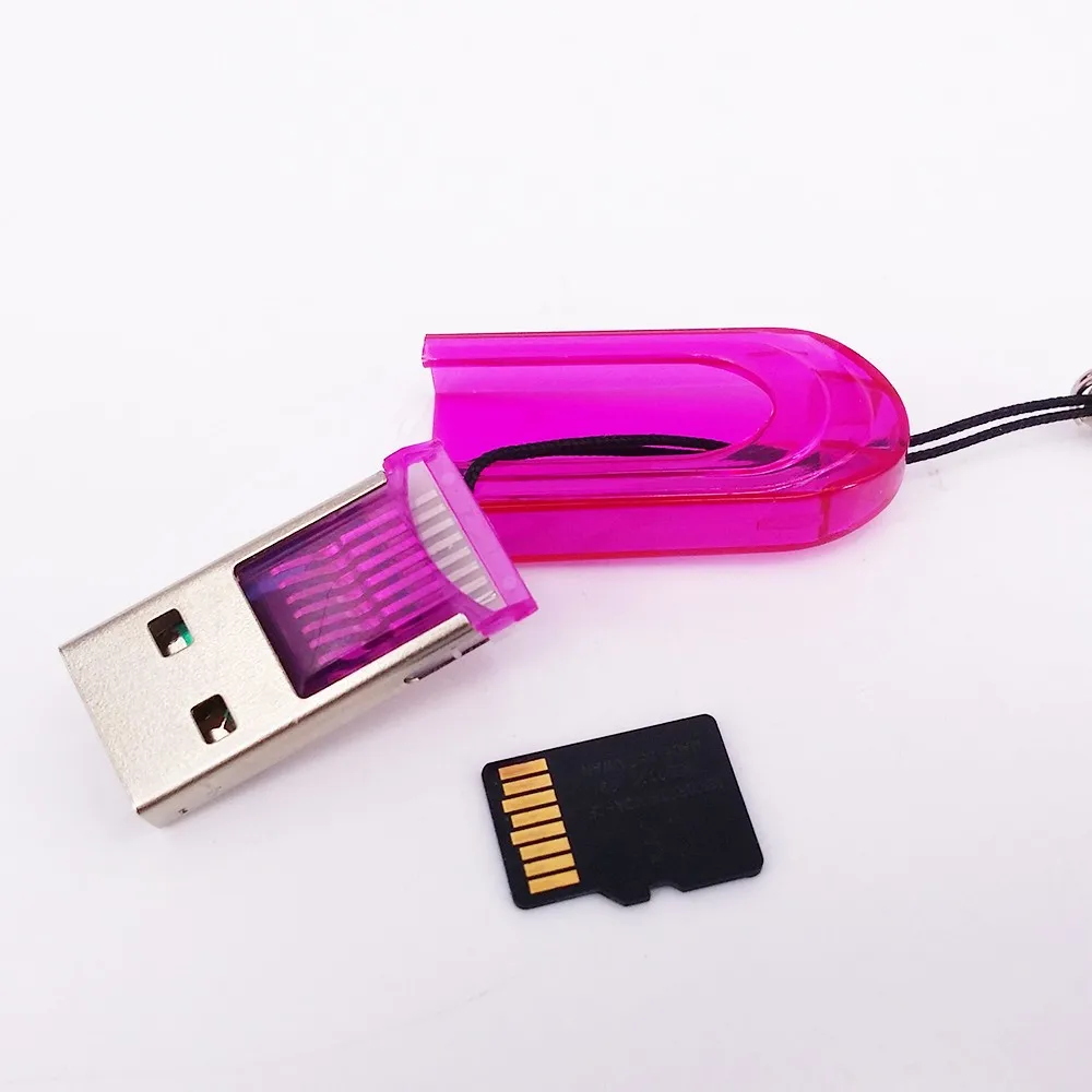 Promotion Goldfinger USB2.0 SD TF Card Reader Stock for Quick Delivery memory card reader - ANKUX.COM