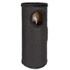 Black Round High Quality Sisal Carpet Cat Trees With Holes