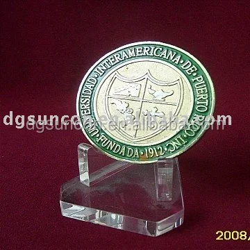 Clear Acrylic Coin Medal Display Base Prize Stand Holder Clear Acrylic Coin Medal Display Base Prize Stand Holder