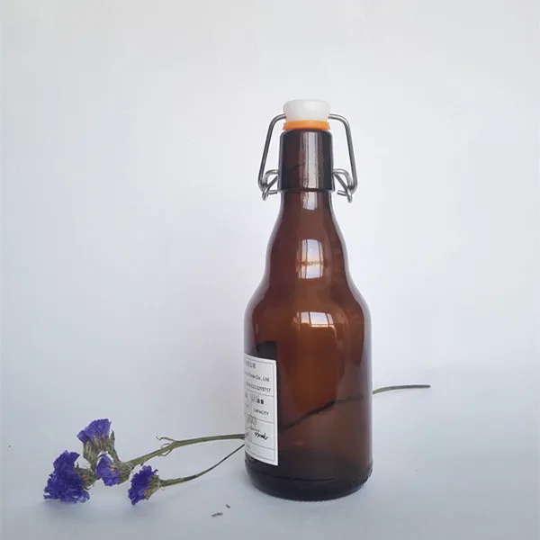 Download Oem Amber Empty Glass 330ml Swing Flip Top Cap Beer Bottle - Buy Amber Beer Bottle,Beer Bottle ...