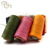 GuangDong Manufacturer Wholesale 210D/16 Flat Wax Thread Leather Sewing Thread Polyester High Strength Thread