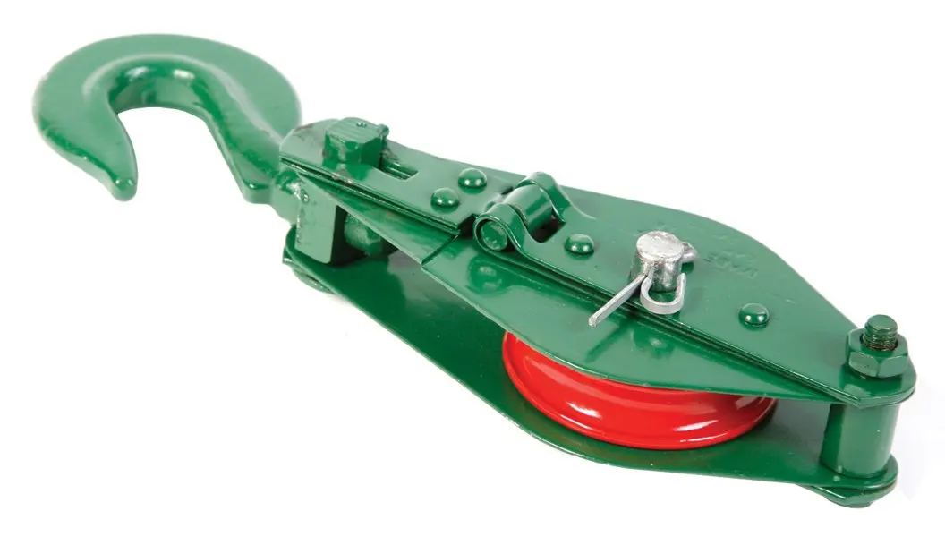 Designed For Wire Rope, 5/16 In Max. Cable Size, Sheave - 4JX63|4JX63