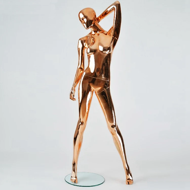 colorful chrome abstract silver gold female or male full body mirror mannequins for sale.jpg