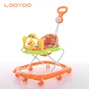 Multifunction baby walker, baby trolley walker with music and light exersaucer walker combo