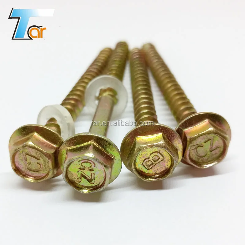 
high quality hex head self tapping screw 