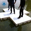 New style 2017 Marina HDPE plastic floating pontoon or floating dock in white or grey colour for hot sale