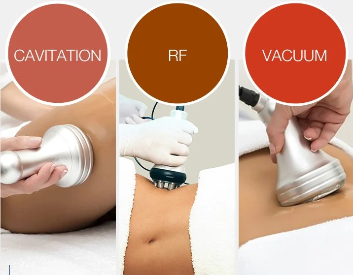  RF Cavitatioin Vacuum machine for body slimming Skin rejuvenation and face lifting 