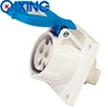 IP44 Flange Socket for Straight Panel Mounted