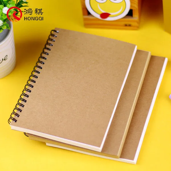 N014b Gift And Craft Fancy Bulk Notebook,Kraft Paper Blank Notebook