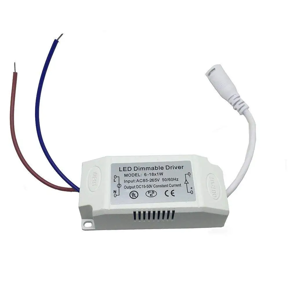 6-10x3w 600mA IP65 Waterproof Transformer Power Supply LED Driver AC12v dc1.3a