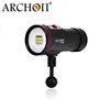 Archon D36VR W42VR XM-L2 U2 Diving Underwater Video LED Flashlight+Ball Arm