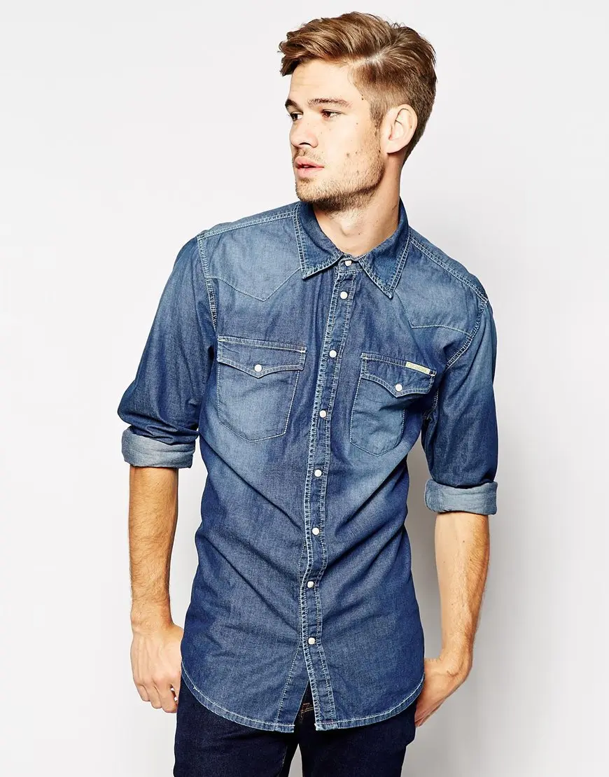 jeans button up