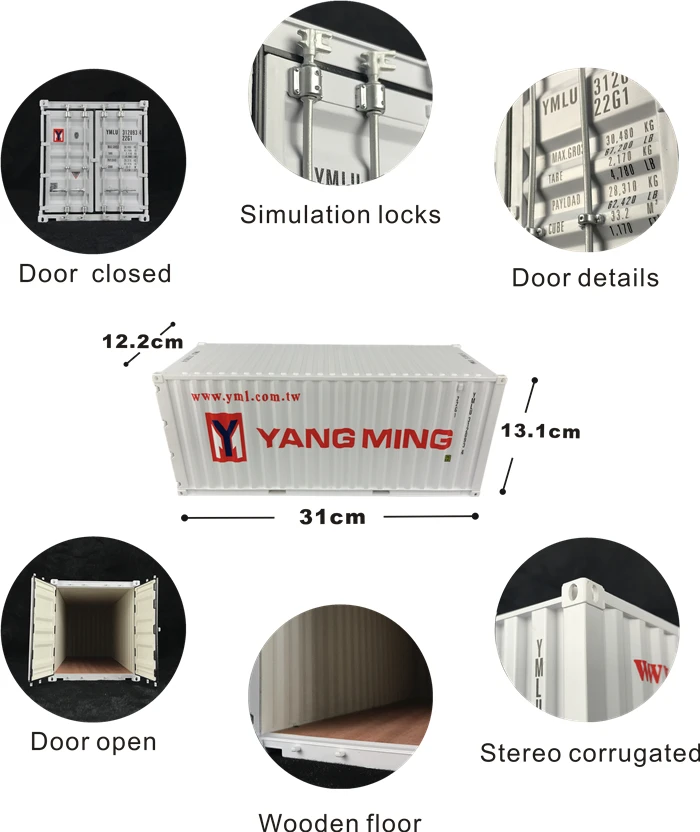 Our factory is specially designed and made to order,container shipping model plastic model shipping containers mini plastic container