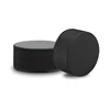 New Products Flat Mouth Thread Black PP Plastic Bottles Screw Cap