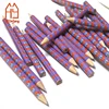 8.8cm Very Short HB Lead Hardness and Loose Packaging Round Pencil Full Logo Mini Pencil
