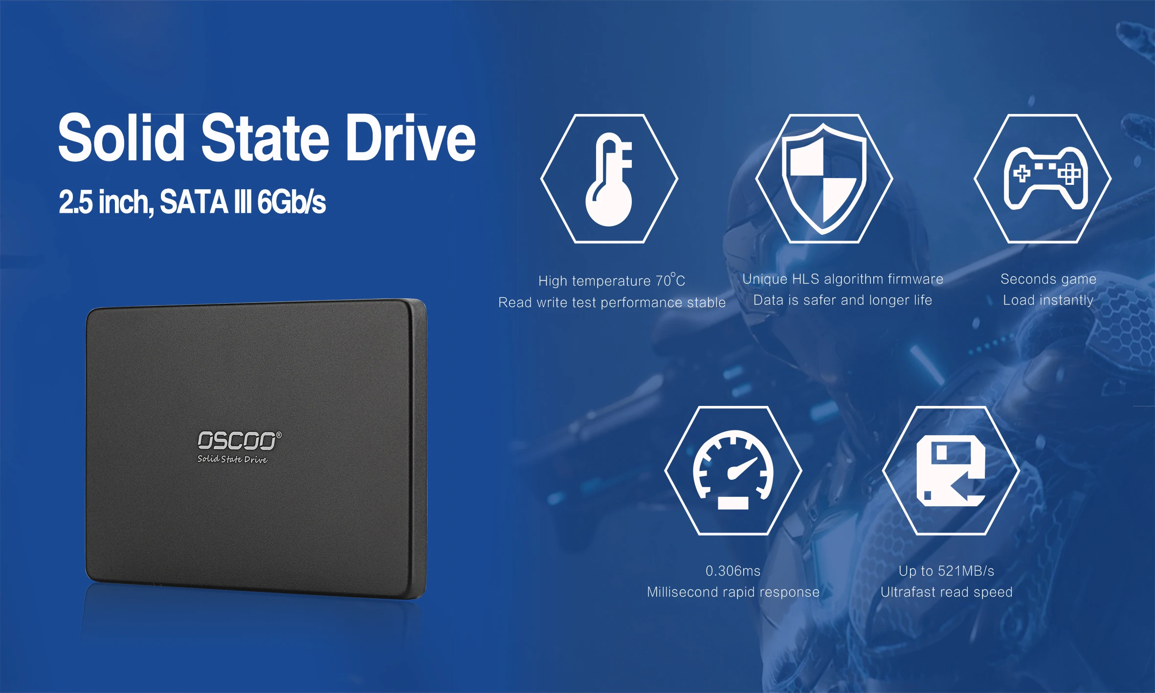 OSCOO - High TBW SSD Hard Disk, 128 GB, 256 GB -Alibaba.com