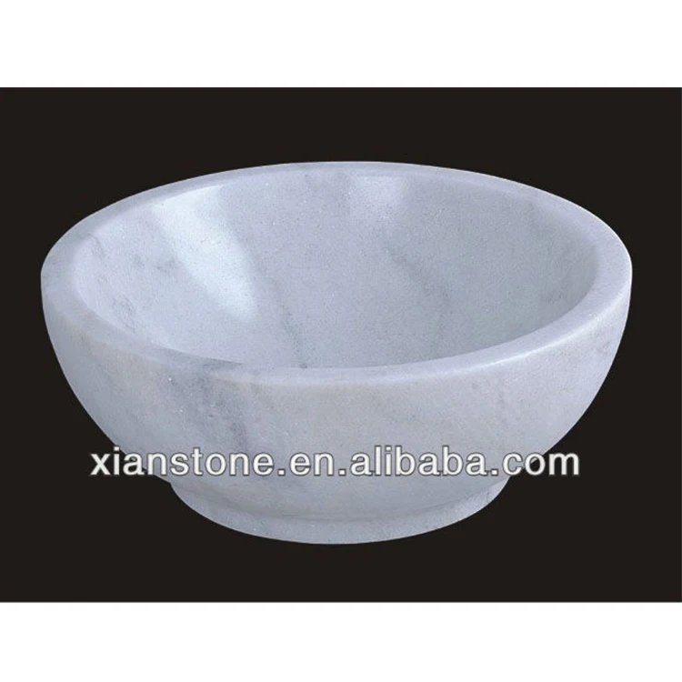 White Stone Marble Fruit Bowl White Stone Marble Fruit Bowl