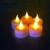 Battery Operated Electric Flameless Led Candle Timer And Remote Flickering Votive Led Candles for wedding Christmas Birthday