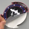 Custom printed PVC round die-cut vinyl sticker/ adhesive car window decal