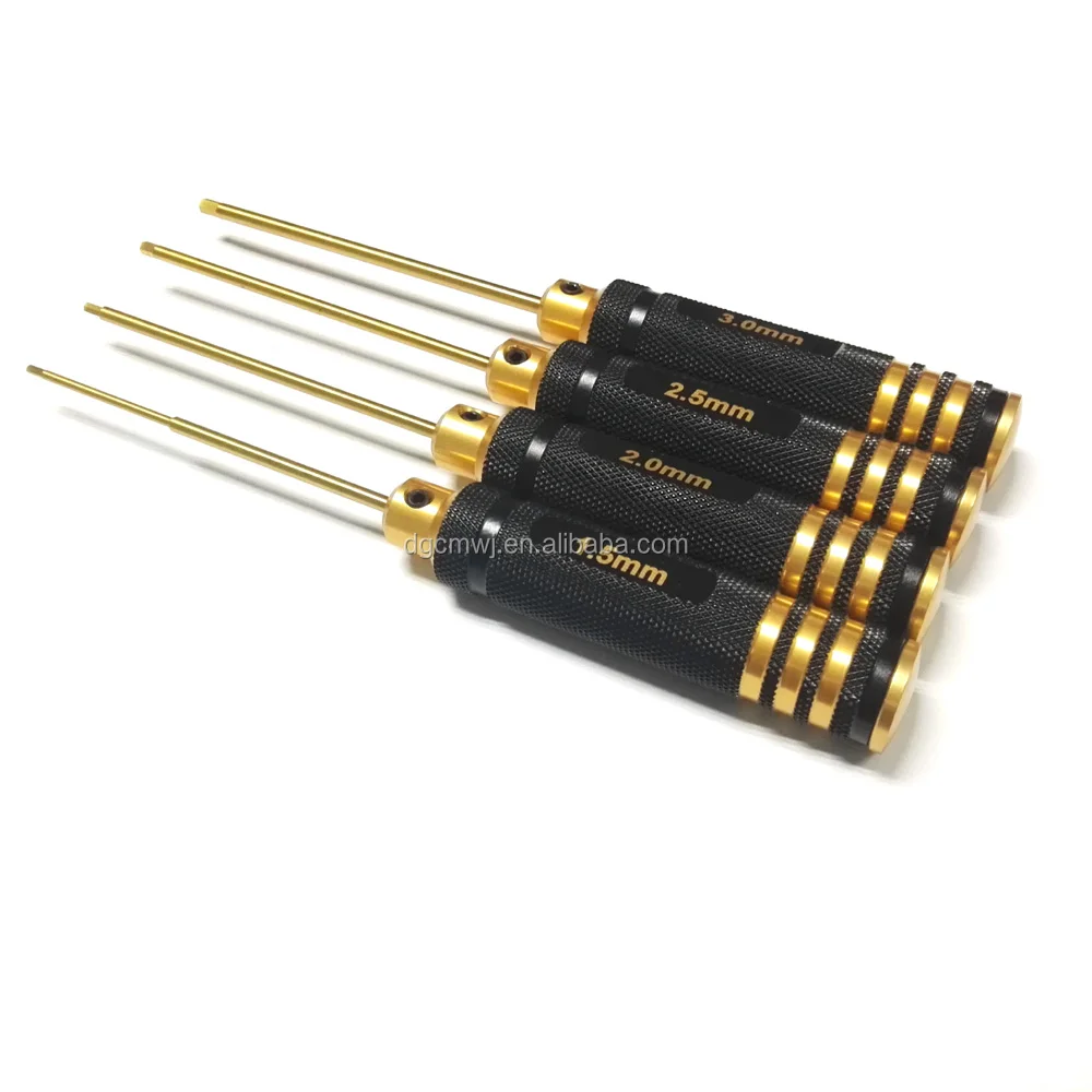 Newest Design Double Color Aluminum Handle Screwdriver For Rc