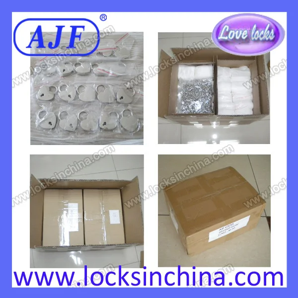 AJF Hot Selling beautiful color for your girlfriend travel brass ABS padlock
