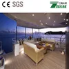 Skid proof PVC soft teak decking for cruise ship decoration high quality loose pulley outdoor flooring yache decking
