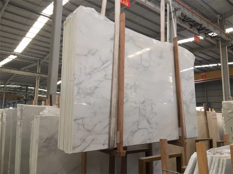 Samistone Statuary White Marble Slab for Floor