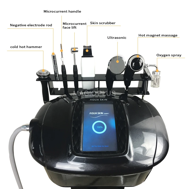 A1021 Magic Plus ultrasonic facial machine 8 in 1