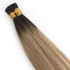 Popular in USA Virgin Cuticle Last 2 Years Pre-bonde Hair Extension Double Drawn I Tip Hair Extensions