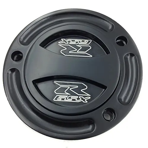 XKMT- Motorcycle Black Keyless Gas Cap Twist Off Fuel Tank Cap For 2004-2009 Suzuki GSXR 600 /2004-2009 Suzuki GSXR 750 /2003-2010 Suzuki GSXR 1000