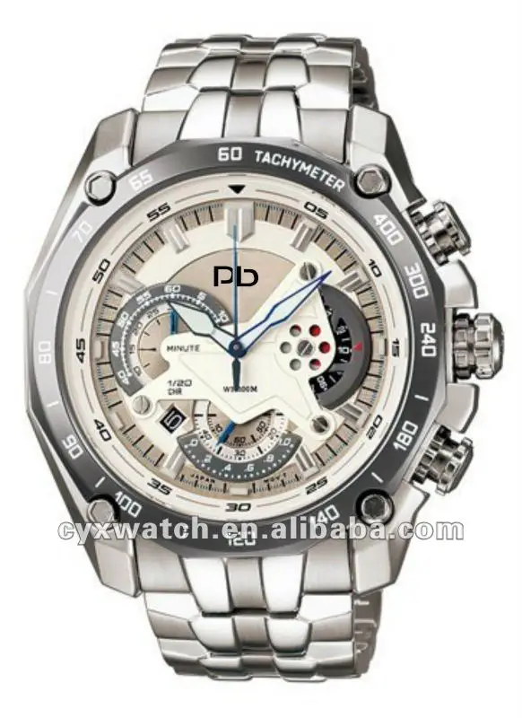 japan movt quartz watch stainless steel bezel solid stainless