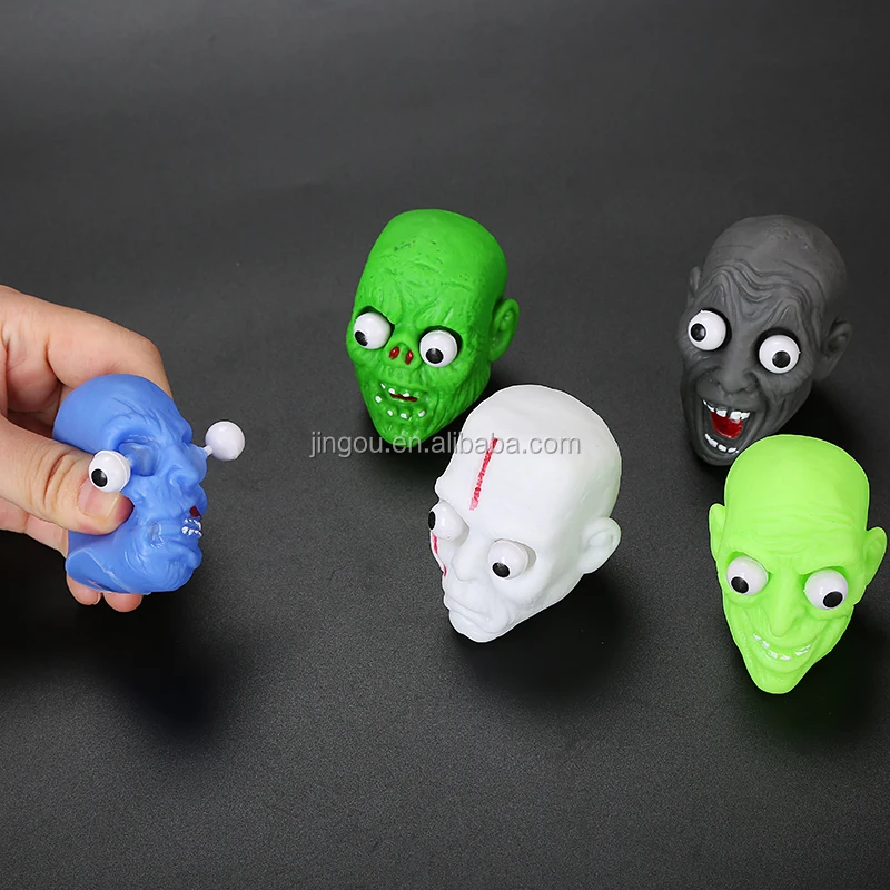 Wholesale Horrible Stress Plastic Animal Pvc Squeeze Eye Pop Out