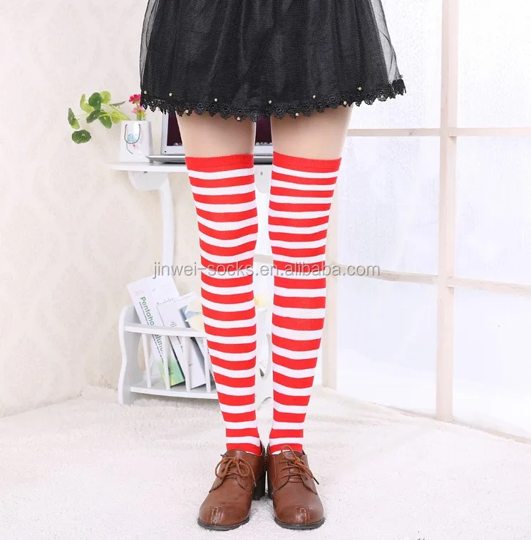 Wholesale Teen Young Girl Wearing Crew Socks Nylon -4921