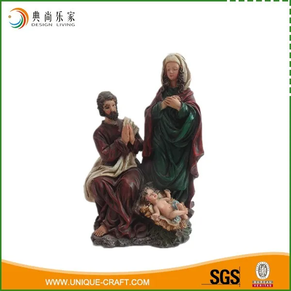 2016 cheap price polyresin nativity sets for Christmas