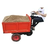 Three sides of the tailgate can be opened transport large pieces of stone