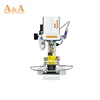 Security three heads pneumatic button attaching machine