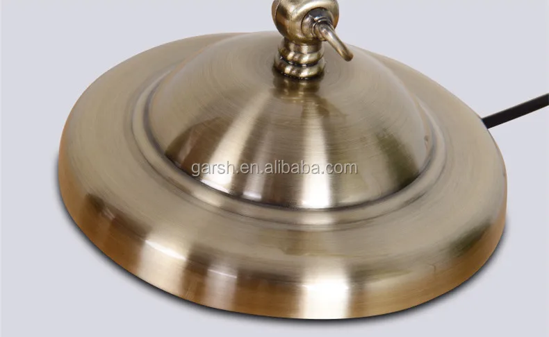 swing arm iron reading table lamp