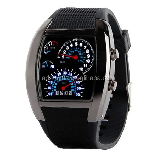 led watch for car