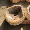 petrified wood stone sink