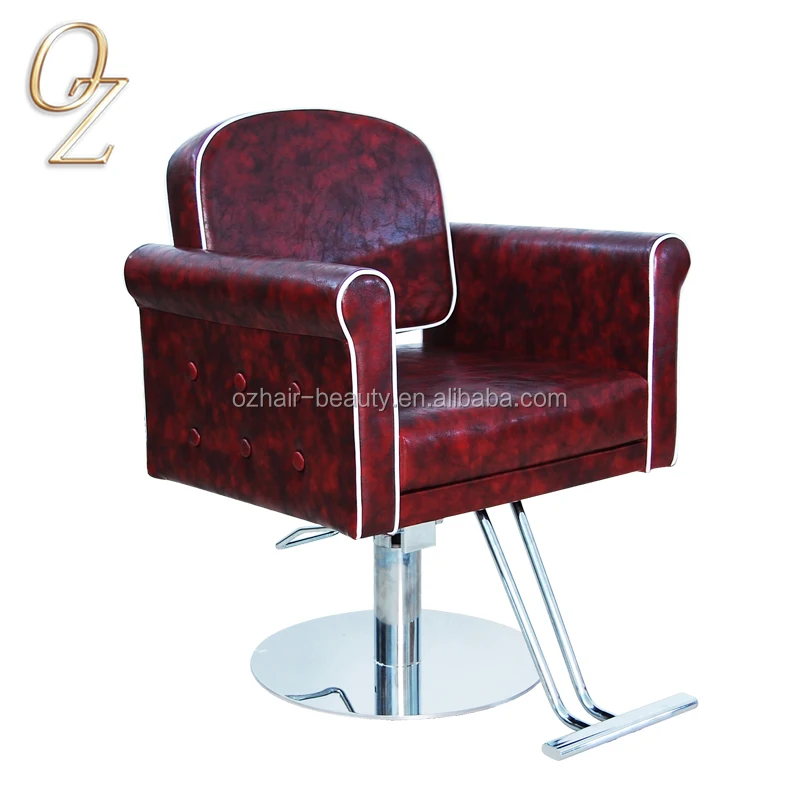Heavy Duty Australian Owned Hair Salon Chair Wholesale Reclining Fire Retardant Leather Styling