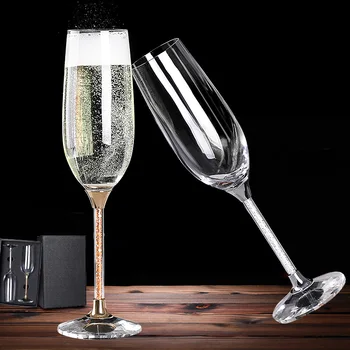 champagne and glasses gift set