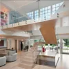 Frameless glass handrail structural glass railing with patch fitting