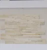 FSSW-340 Off white Colour Stone Cladding Culture Stone Interlocking Beige Quartz Exterior Wall Tiles