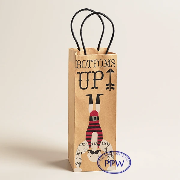 brown paper bags for wine bottles