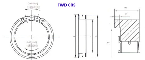Chrome Steel One Way Bearing with 13.3mm Thickness and 45 Kgf-m Torque for Motorcycle Starting Clutch