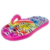 ICTI Testing factory wholesale fullcolors shoes adult pvc water air floating pool inflatable flip flops mattress